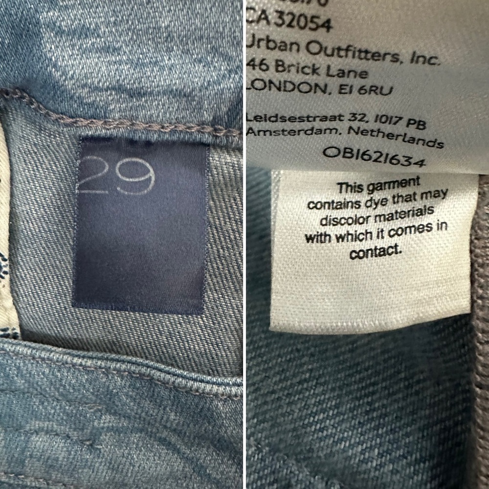 Anthropologie Pilcro The Skipper Side-Zip Cropped Floral Jeans - Picture 9 of 9